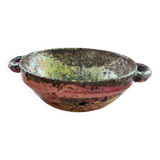 Vintage ceramic bowl signed Morvan