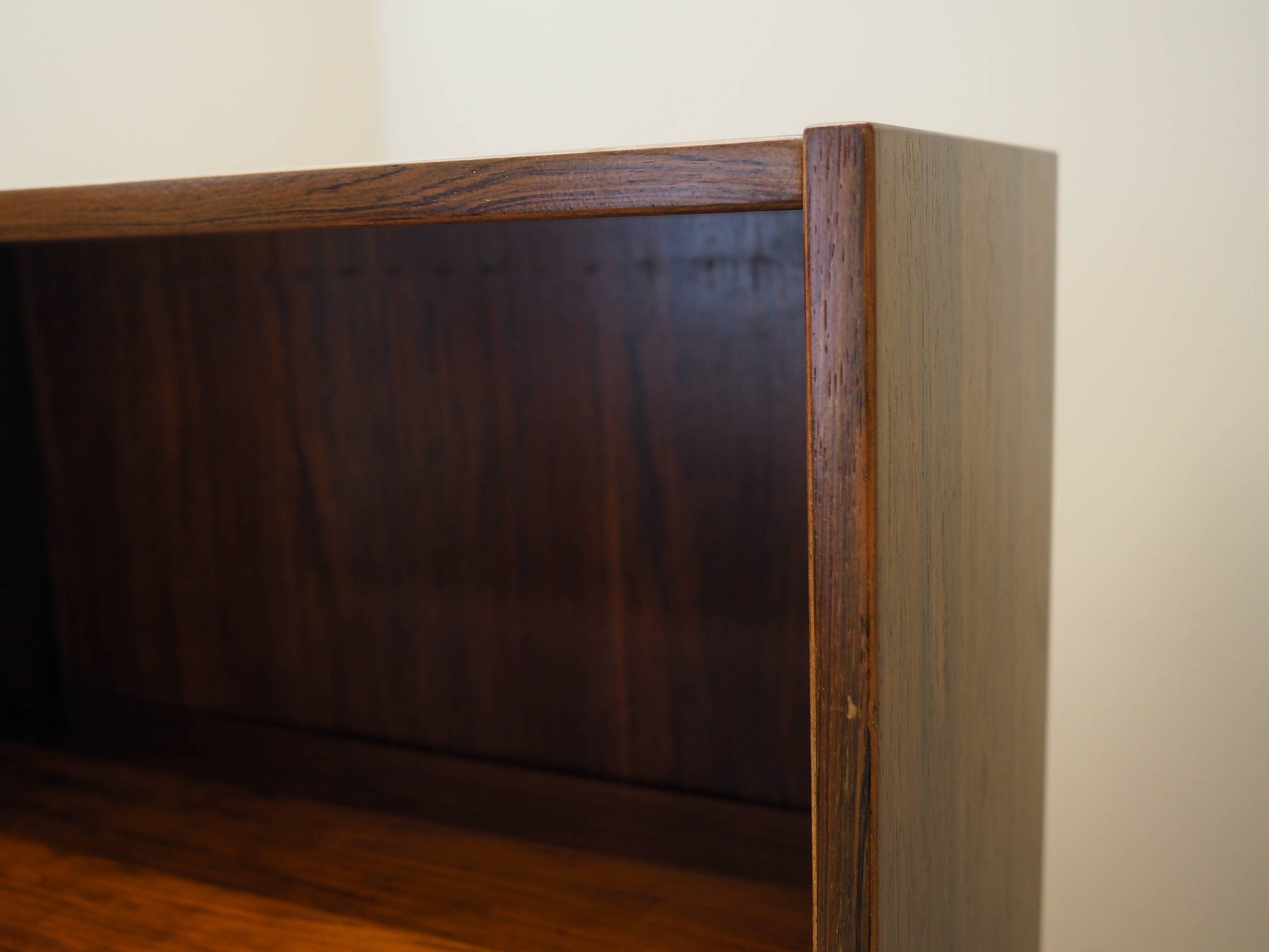 Rosewood bookcase, Danish design, 1970s, manufacturer: Hundevad