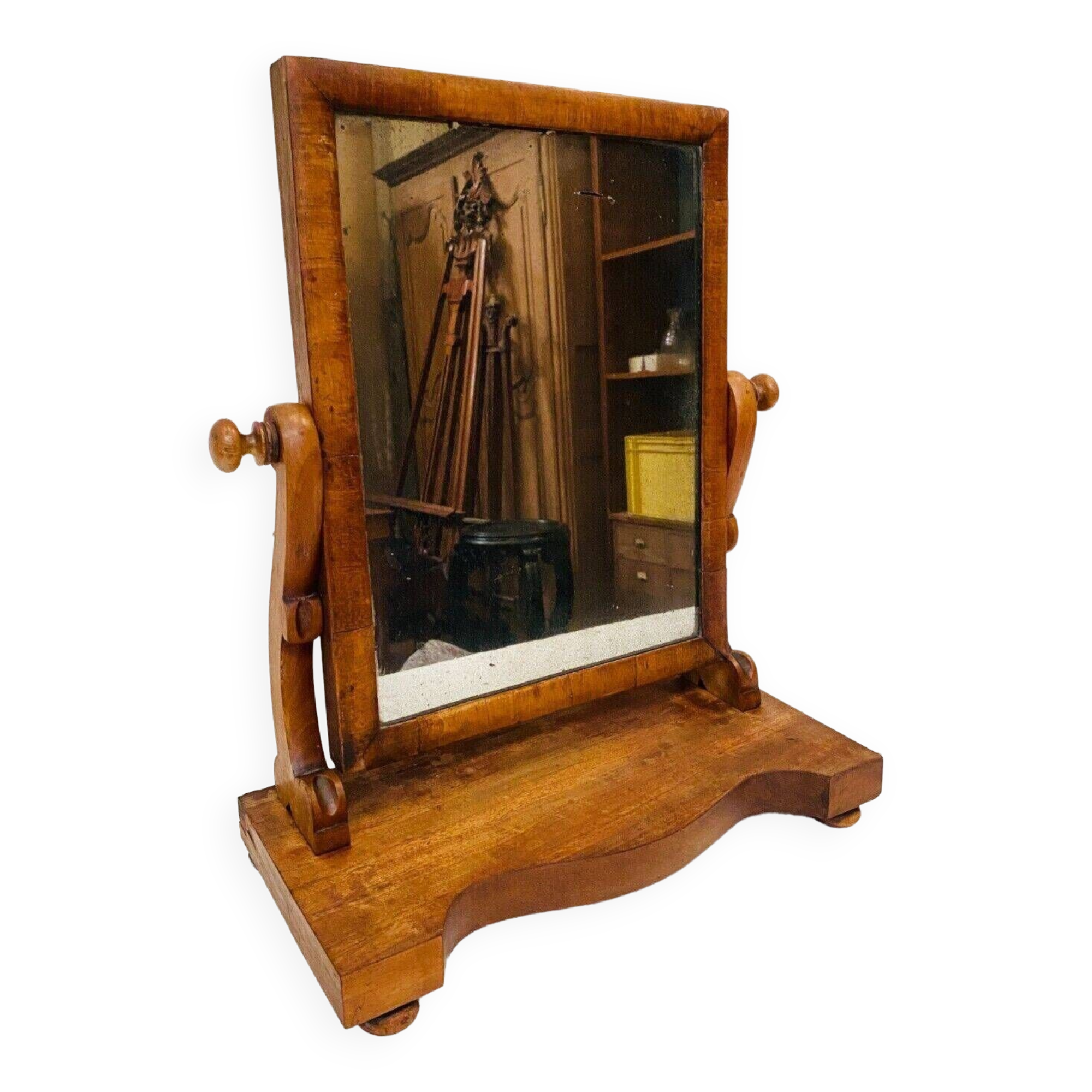 Psychedelic table mirror from the Louis Philippe 19th century period