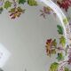4 antique dessert plates Longchamp Daisies ironstone polychrome