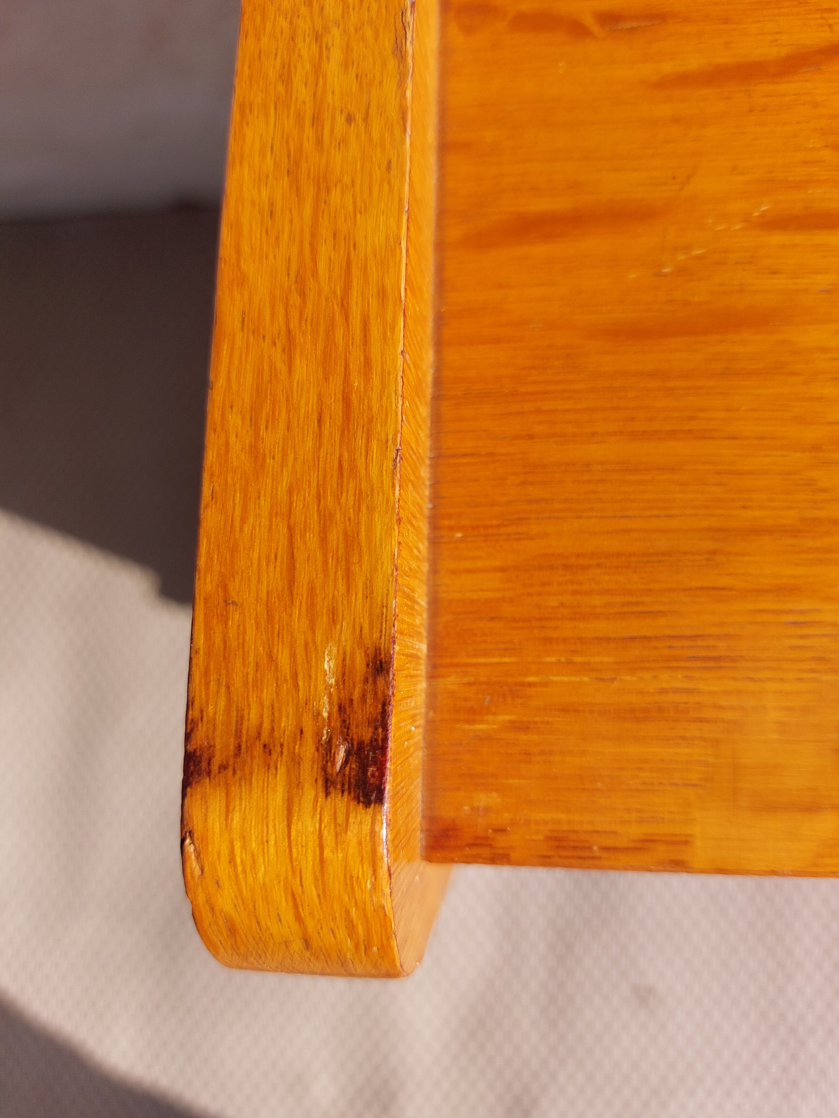 vintage commode with tapered legs