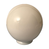 Round globe in white opaline