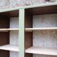 Renovated antique display cabinet – Lizard Green (Pure & Paint)
