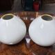 Paire de vases boule