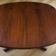 Table Ovale & Pied Central Vintage Année 1960 / 1970