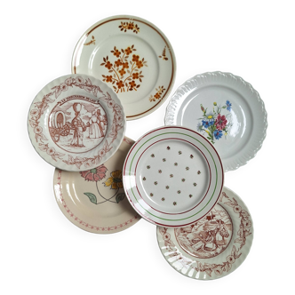 Vintage dessert plates
