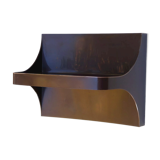 Etagère murale marron en plastique années 70