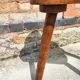 Tabouret rustique en bois massif