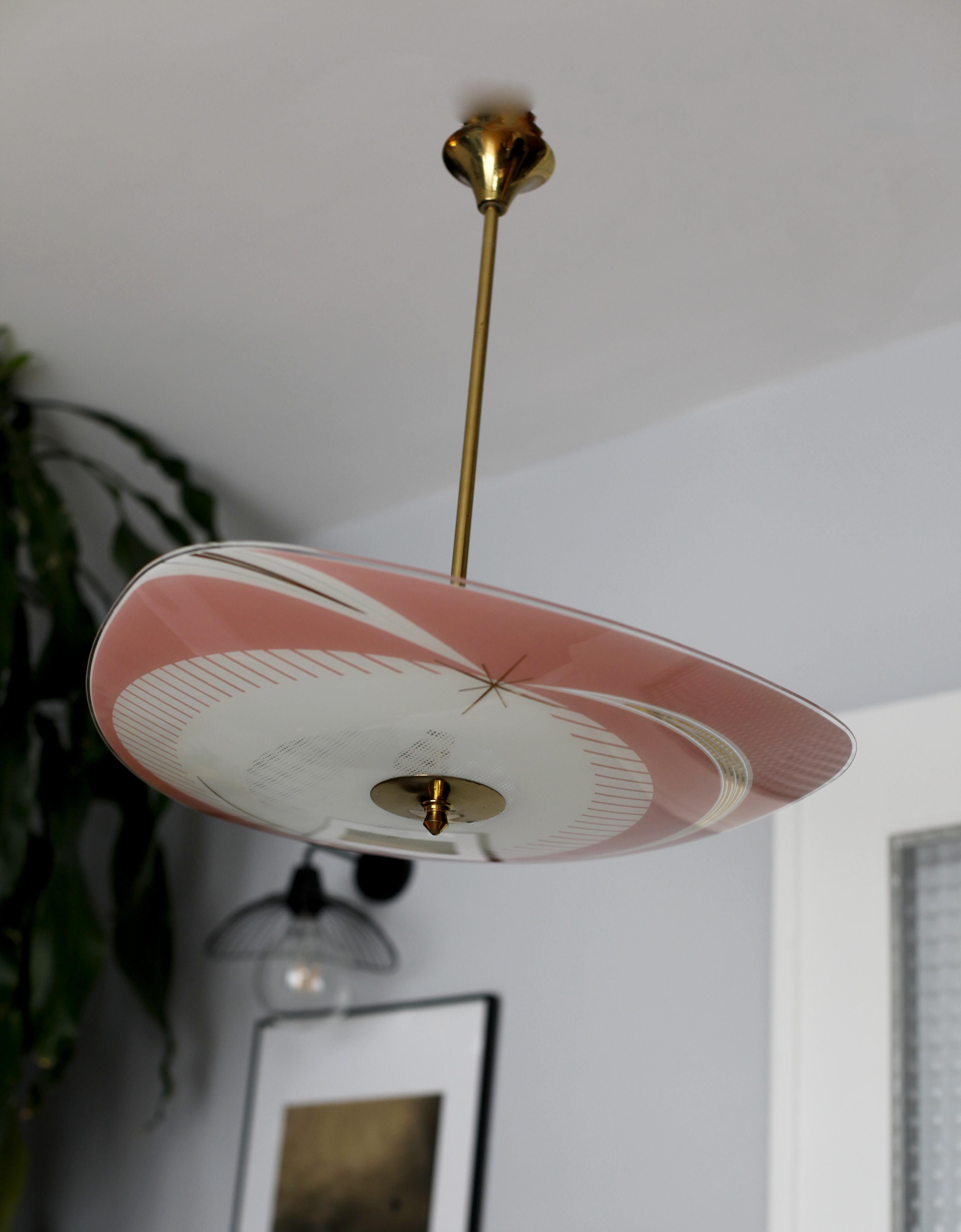 Suspension space age atomic vintage design