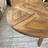 Maison Regain round elm table