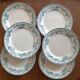 6 ironstone plates, Guadeloupe model