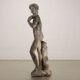 Antique garden sculpture The David in terracotta, Italy, 20th century