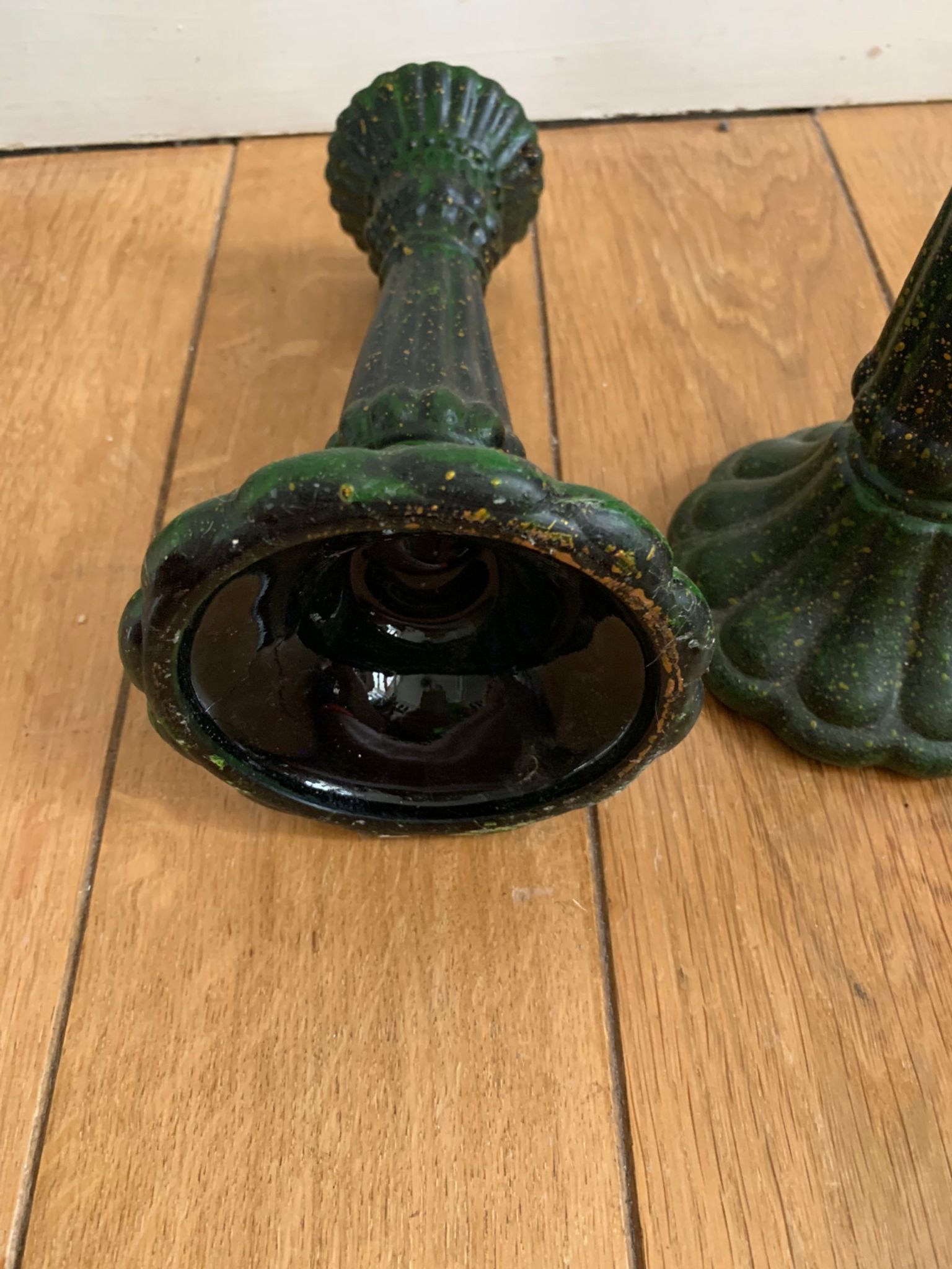 Bougeoir en verre