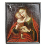 Oil painting miraculous image of Innsbruck Mary with child after Cranach
