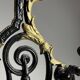 19th century cast iron coat rack