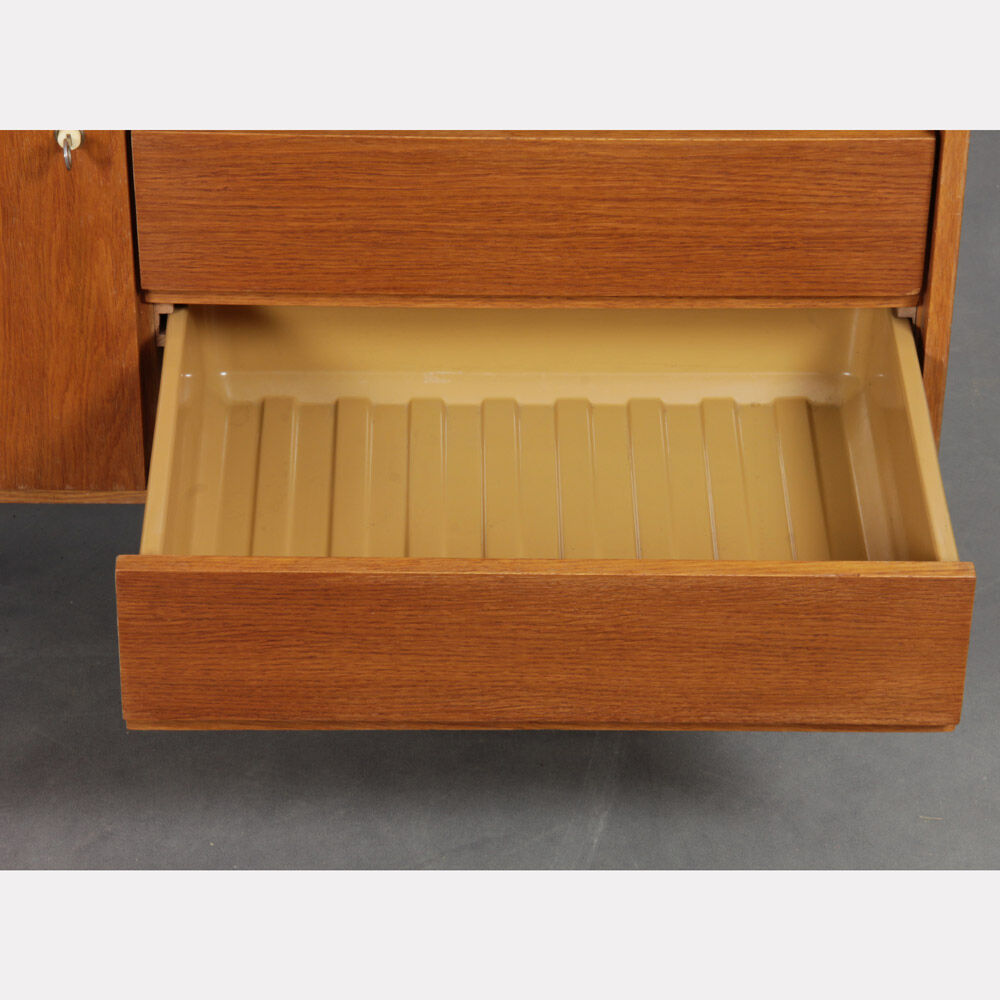 Vintage oak storage by Jiri Jiroutek, model U-458, 1960