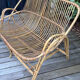 Rattan bench sofa