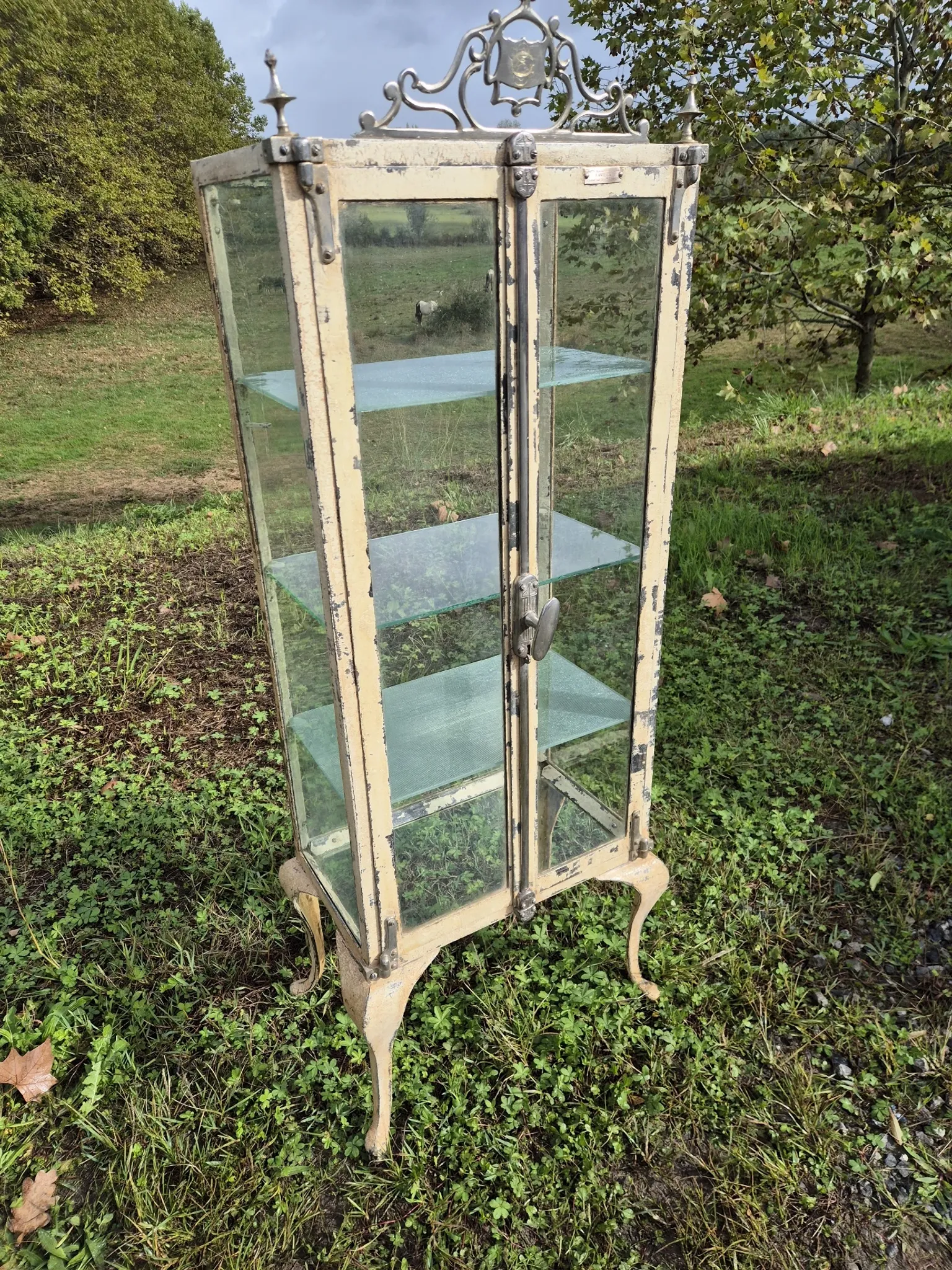 Ancienne vitrine de chirurgien