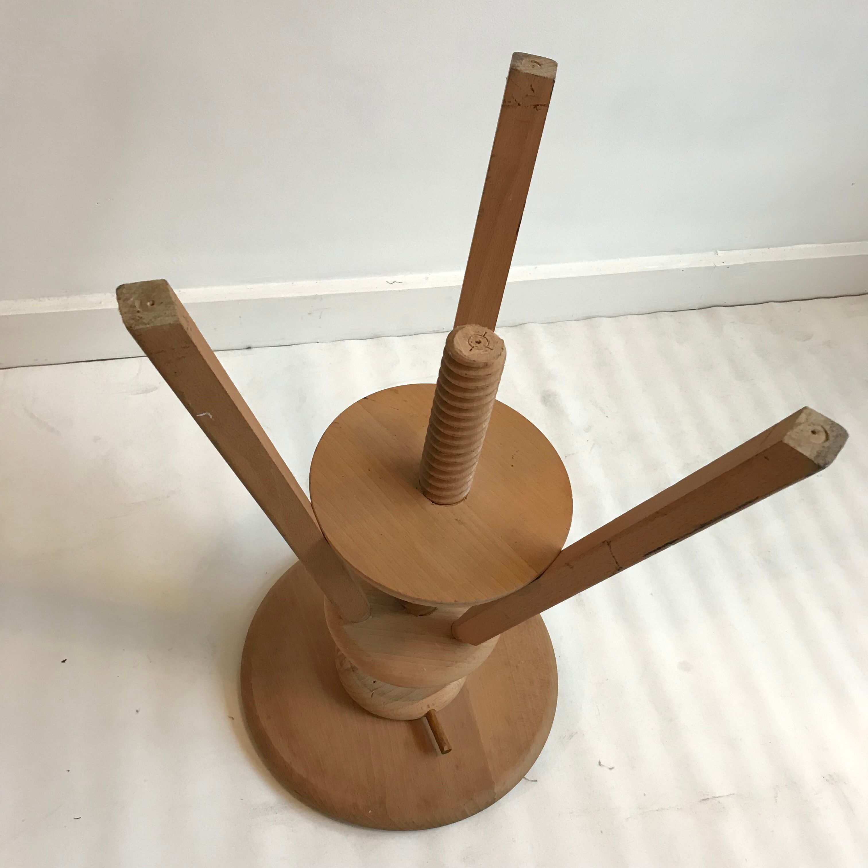 Architect wooden stool