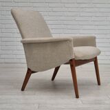 1960s, Danish design by Alf Svensson for Fritz Hansen, reupholstered easy chair model 4331.