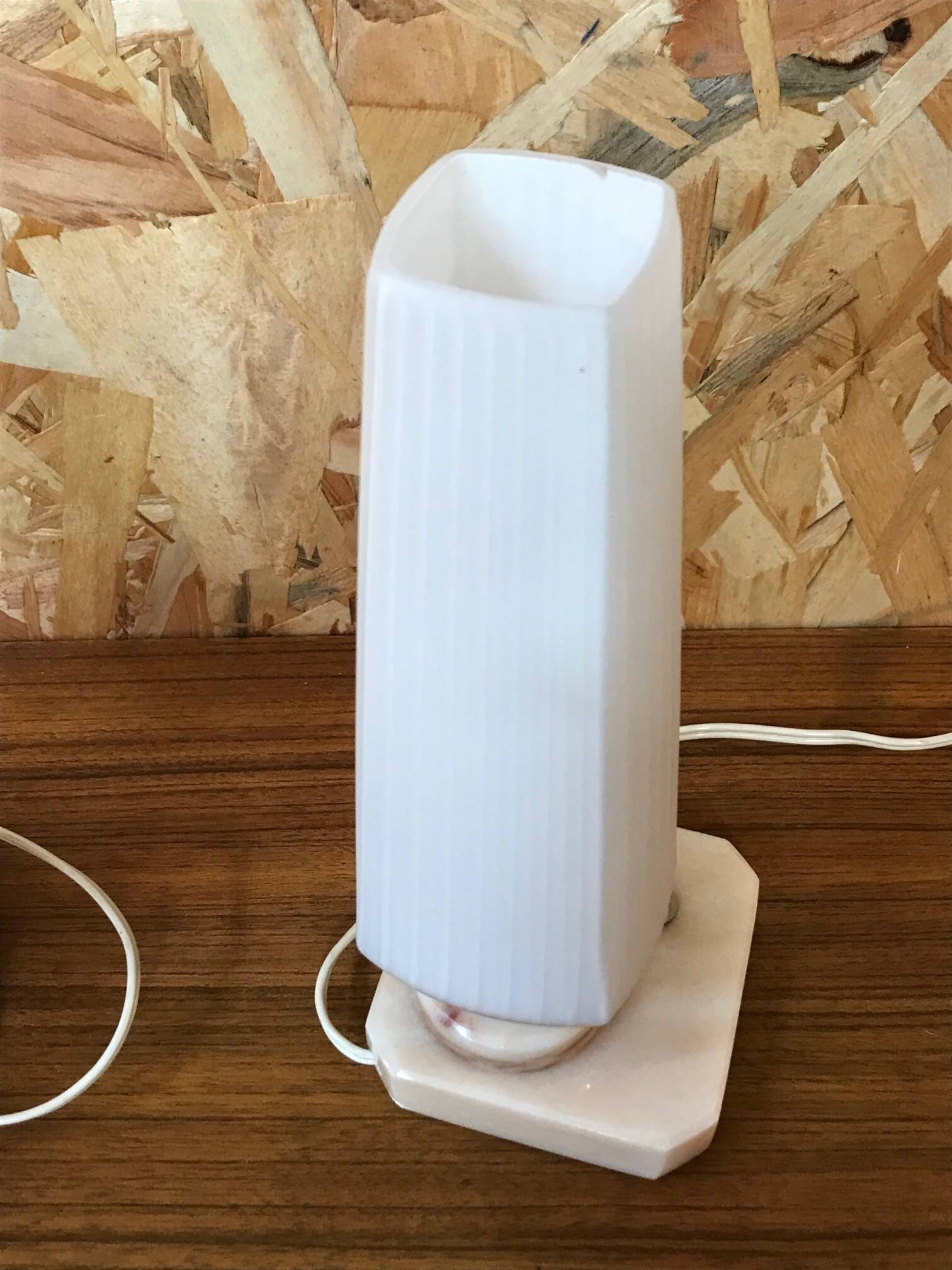 Vintage marble and opaline lamps from the 60s