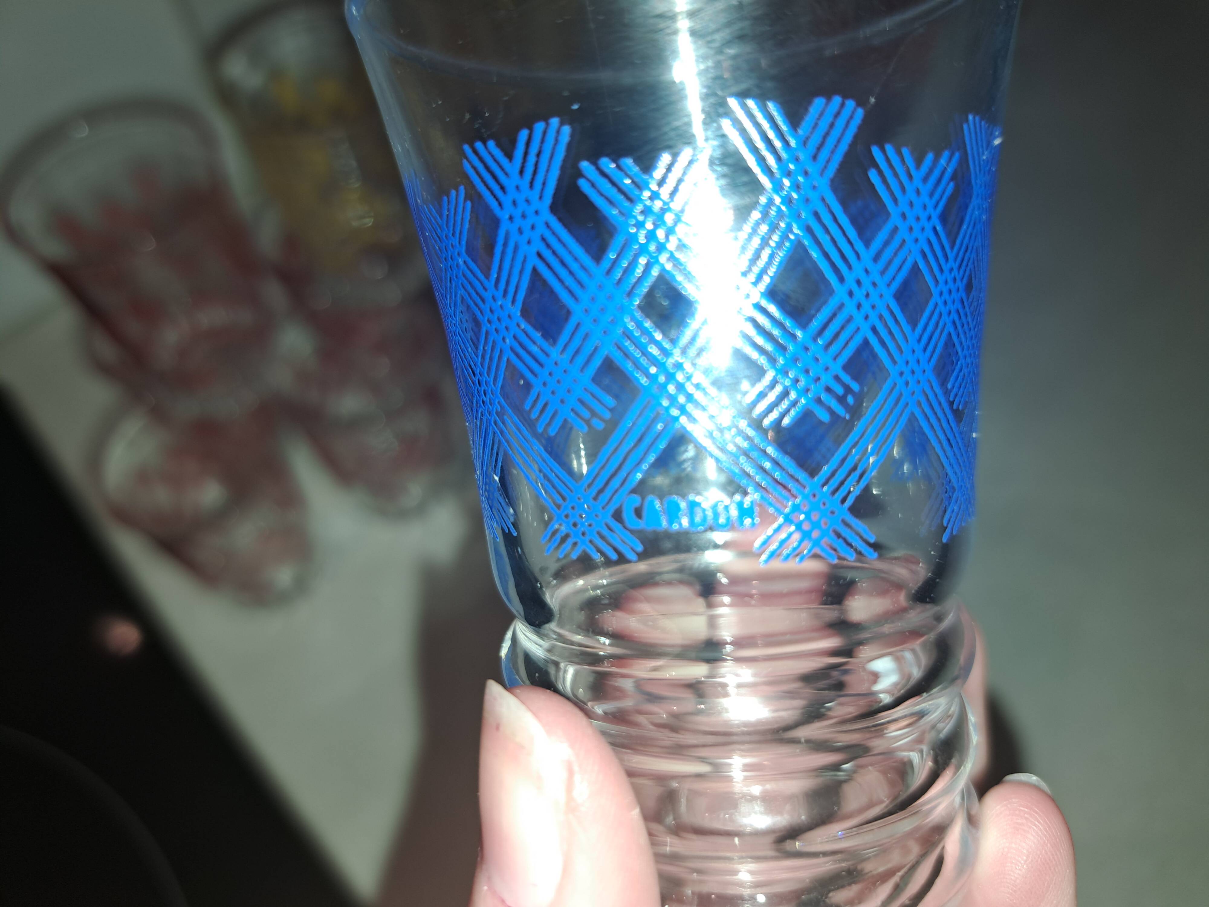 Lot de verres Cardon