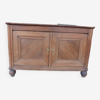 Solid wood low sideboard