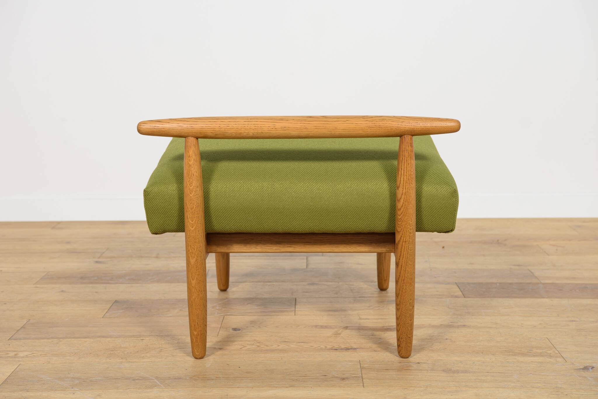 Oak Model J 65  Stool  by Ejvind A. Johansson for FDB Møbler, Denmark, 1950s