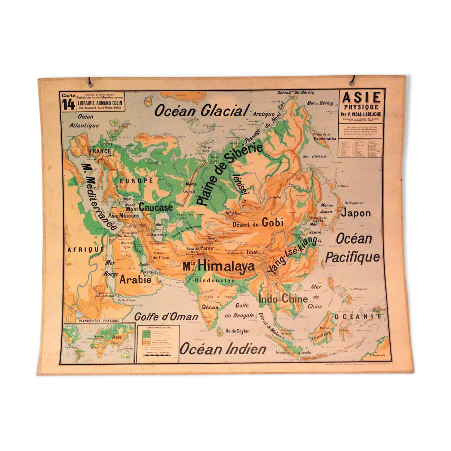 School of ancient geography map