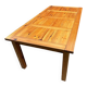 Dining table – Furniture – Rustic solid pine farmhouse style