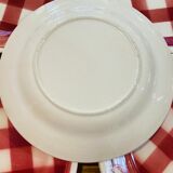 X5 small red checkered plates - Faiencerie new spirit -france-retro-vintage