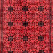Afghan Khal Mohammadi Rug 300x195 cm, Vintage Turkoman Ersari Rug