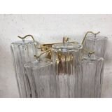 Murano glass "tronchi" wall sconces - a pair