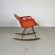 Eames Herman Miller RAR rocking chair in salmon