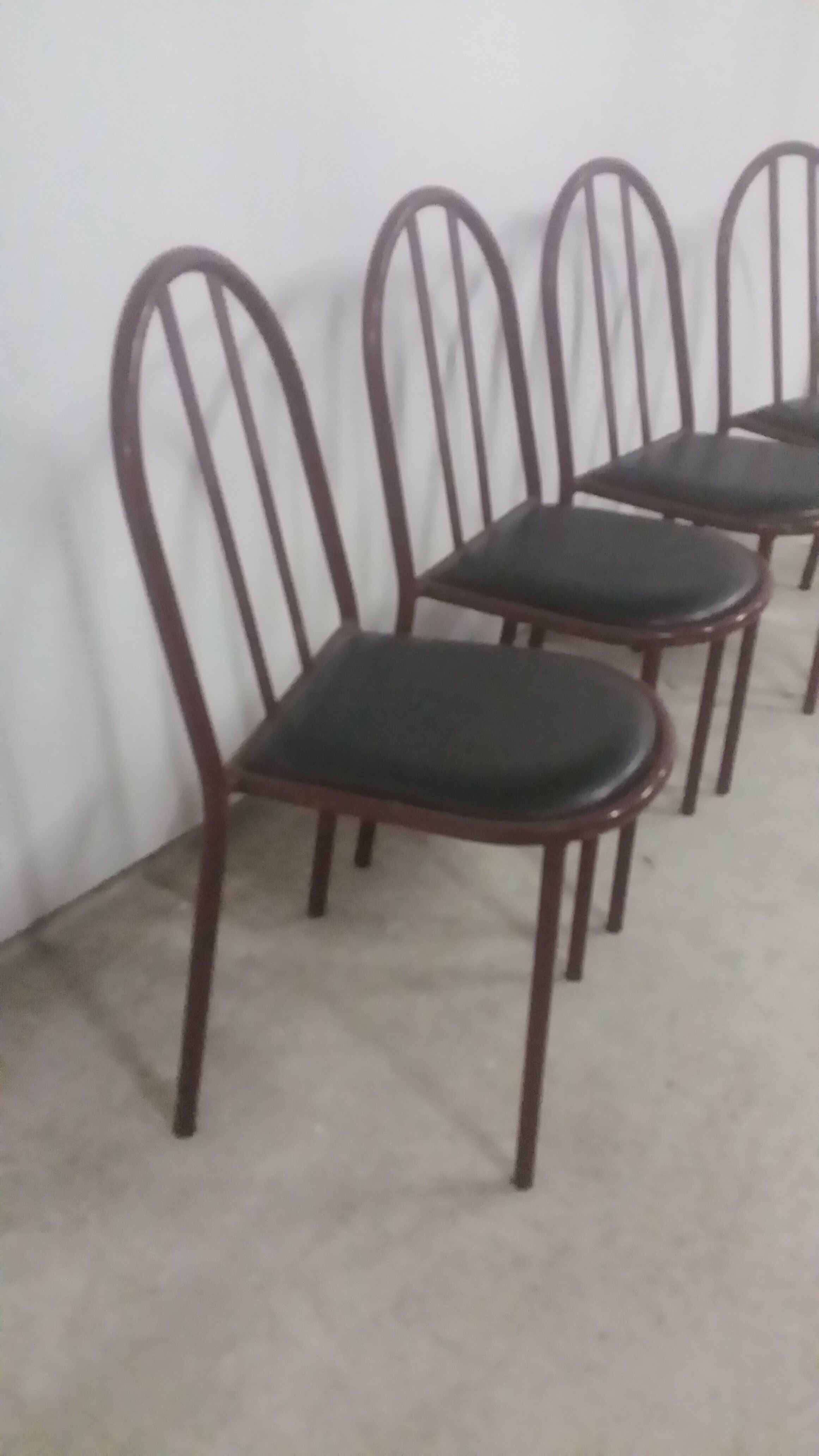 lot of 4 Chairs Mallet Stevens