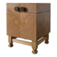 Mid-century oak bar cabinet side table, 1960s