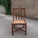 Office chair mc guire in bamboo and seat in cannage