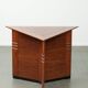 Luxury Art Deco design side/coffee table in triangular shape