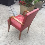Leatherette armchair from 50s 60s