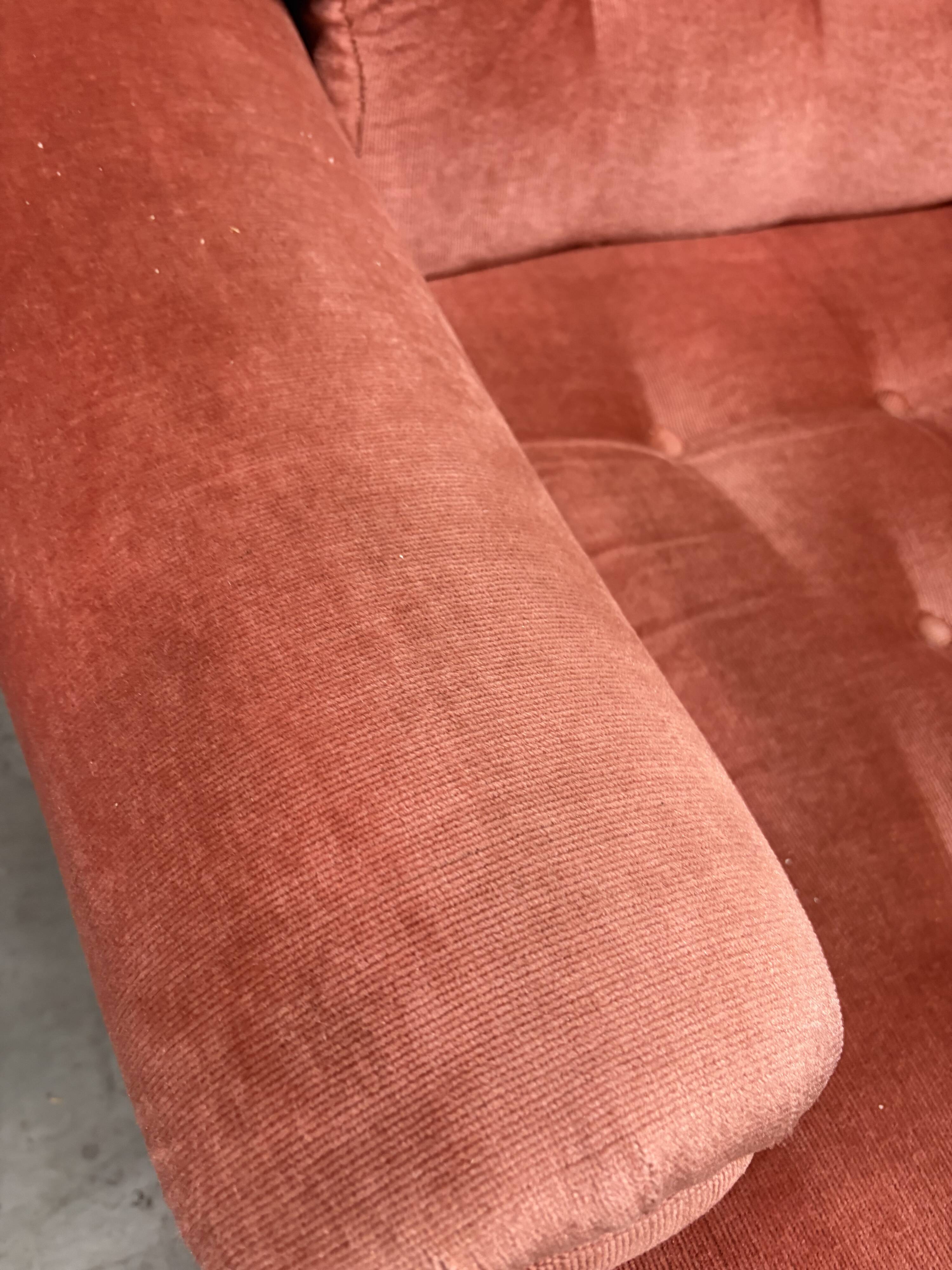 Fauteuil rose vintage