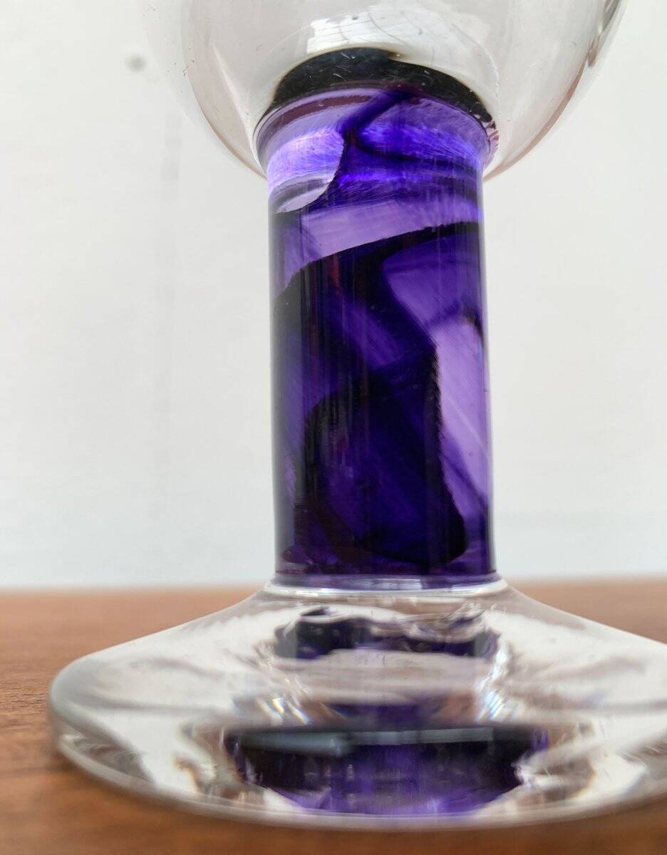 Verres de design allemand par Regina Kaufmann pour Glashagen Hütte, ensemble de 4