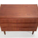 Vintage Danish teak wooden chest of drawers