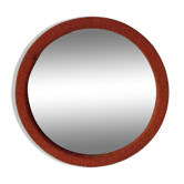Wall Mirror with the Orange Fabric, 1950s