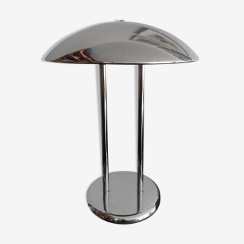 Lampe champignon Ikea Chrome conçue par Robert Sonneman