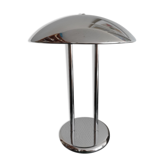 Ikea Chrome mushroom lamp designed by Robert Sonneman