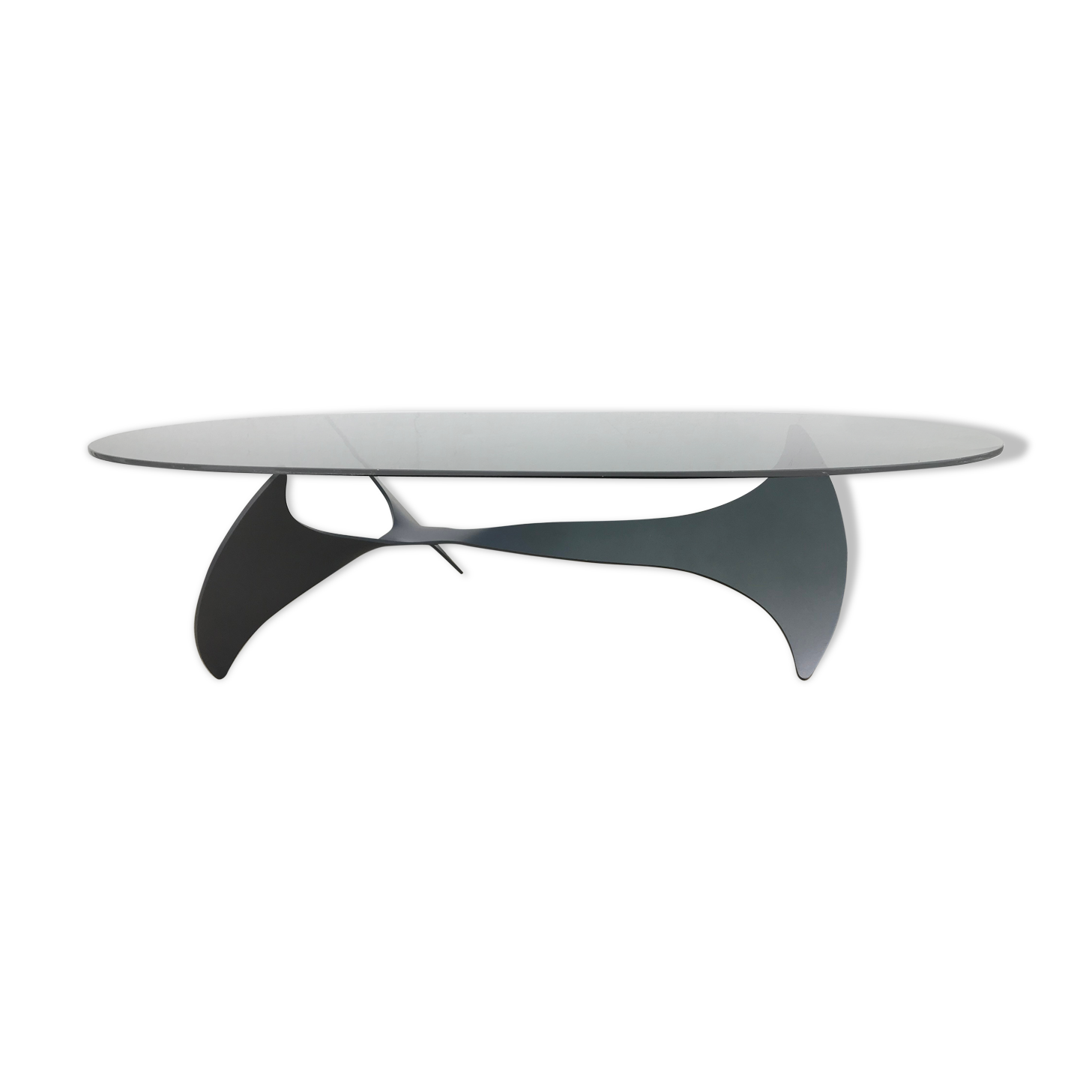 Propeller oval coffee table by Knut Hesterberg 1964