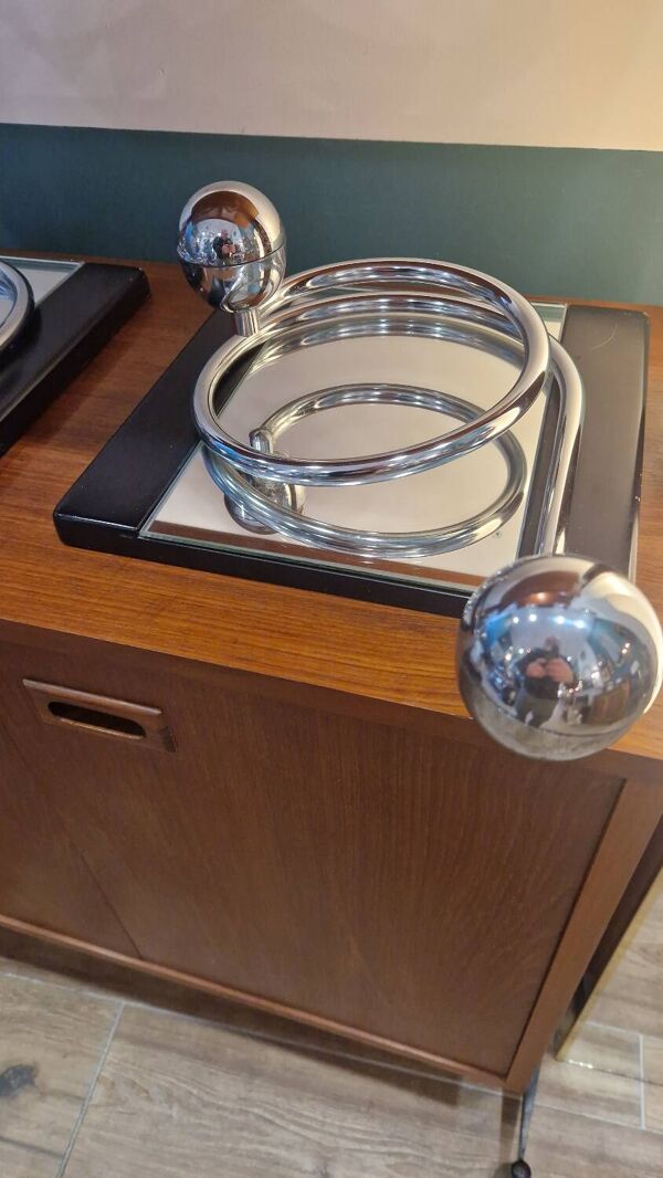 2 patères  miroir design Italy 1970 Mario Sabot.