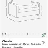 Habitat compact sofa