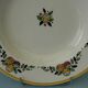 Lot de 6 assiettes creuses Art Déco en faïence BOCH LA LOUVIERE