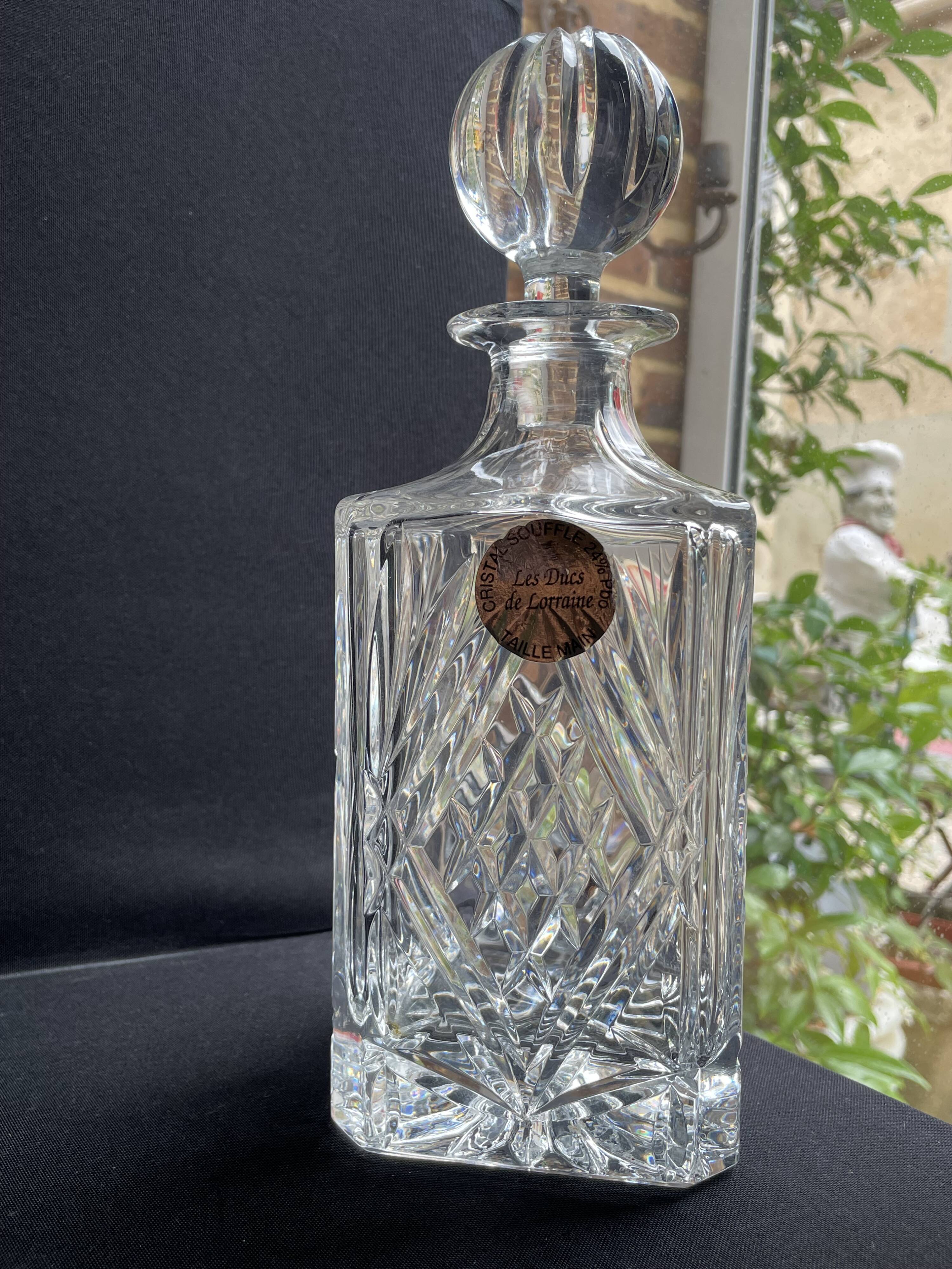 Carafe à whisky cristal taillé – Les Ducs de Lorraine